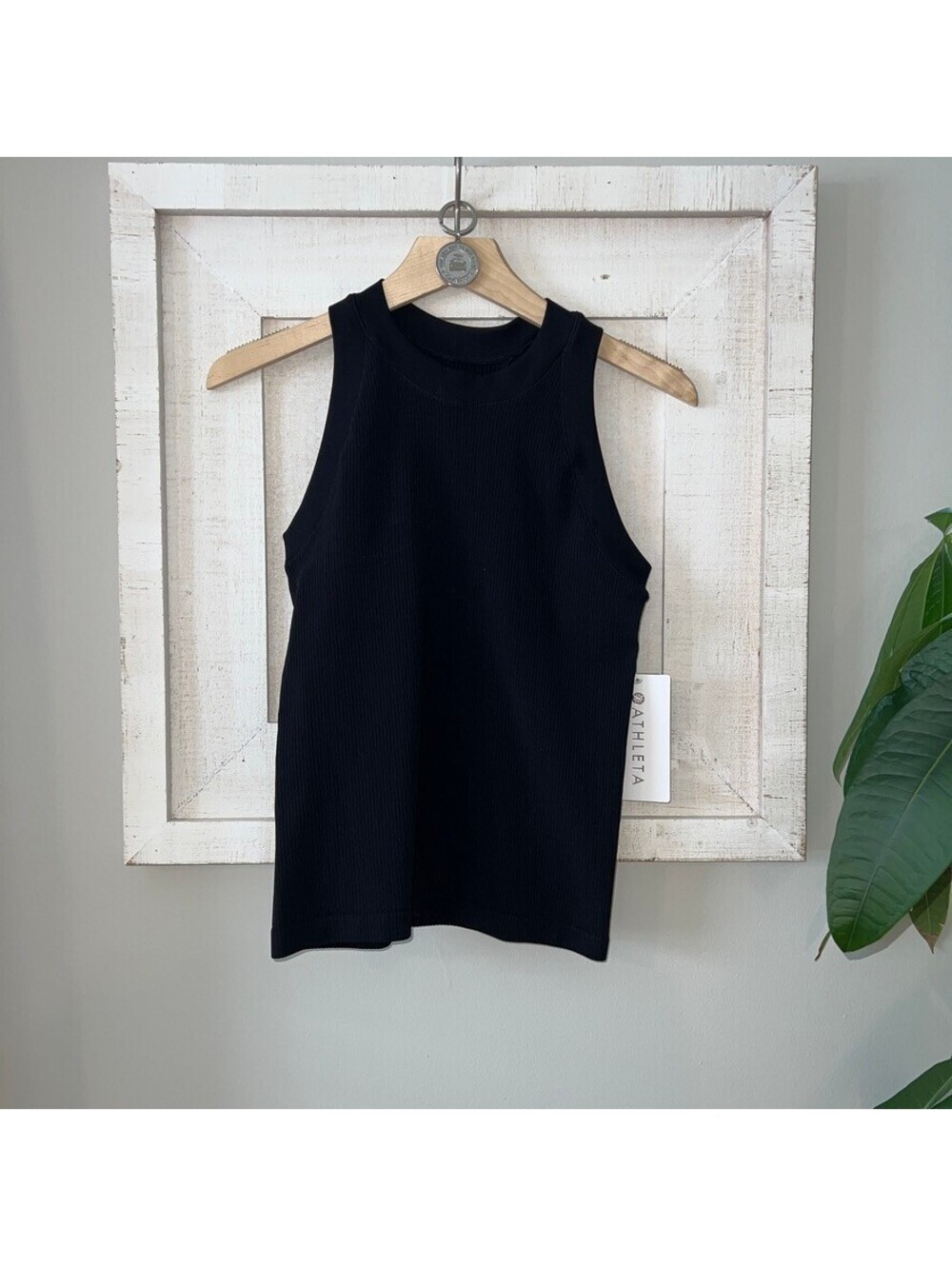 NWT Athleta Renew Racerback Tank S Black